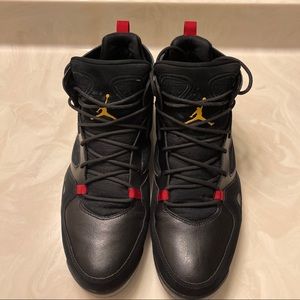 Jordan Flight Club '91 Black Red Dandelion 555475-067 Mens Size 11.5